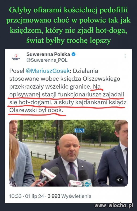 A może to był piątek i funkcjonariusze nie chcieli