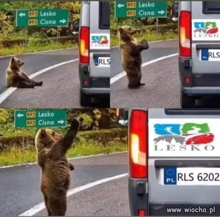 Do Cisnej? Nie...do Leska. A to Pa!