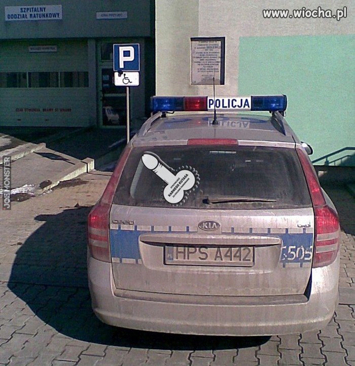 Złe parkowanie.
