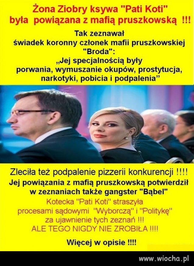 Zmieniła tylko jedną mafię na drugą ...