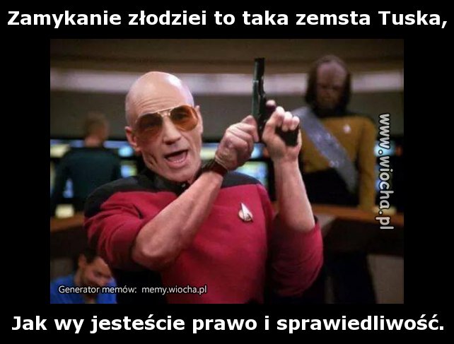 Zamykanie złodziei to taka zemsta Tuska,