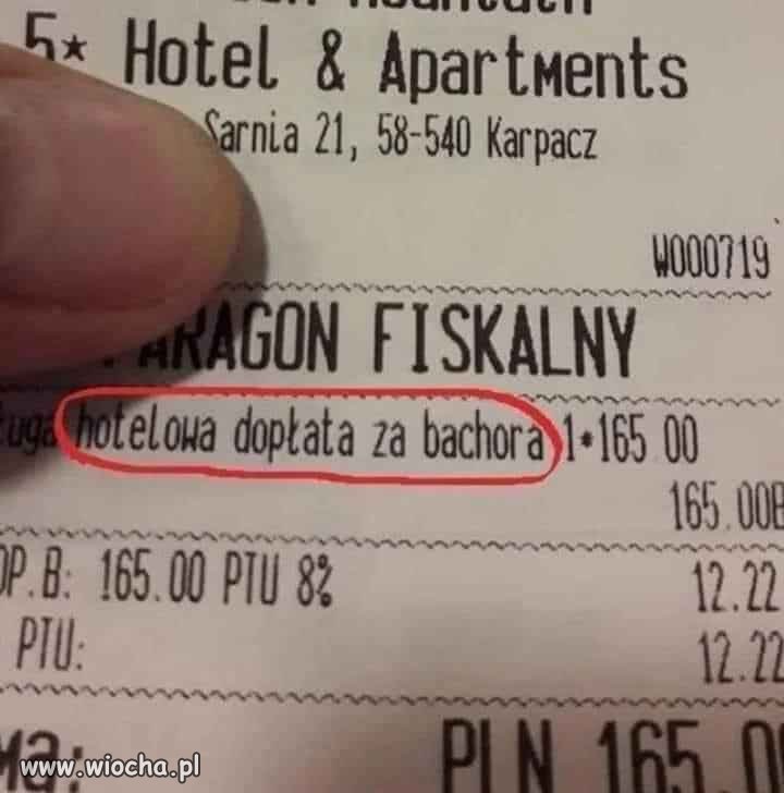 Opłata Hotelowa.