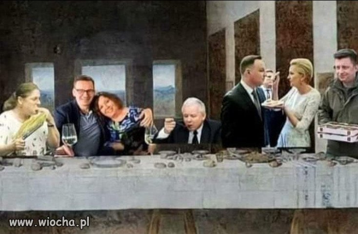 Ostatnia wieczerza PiSu - autor nieznany