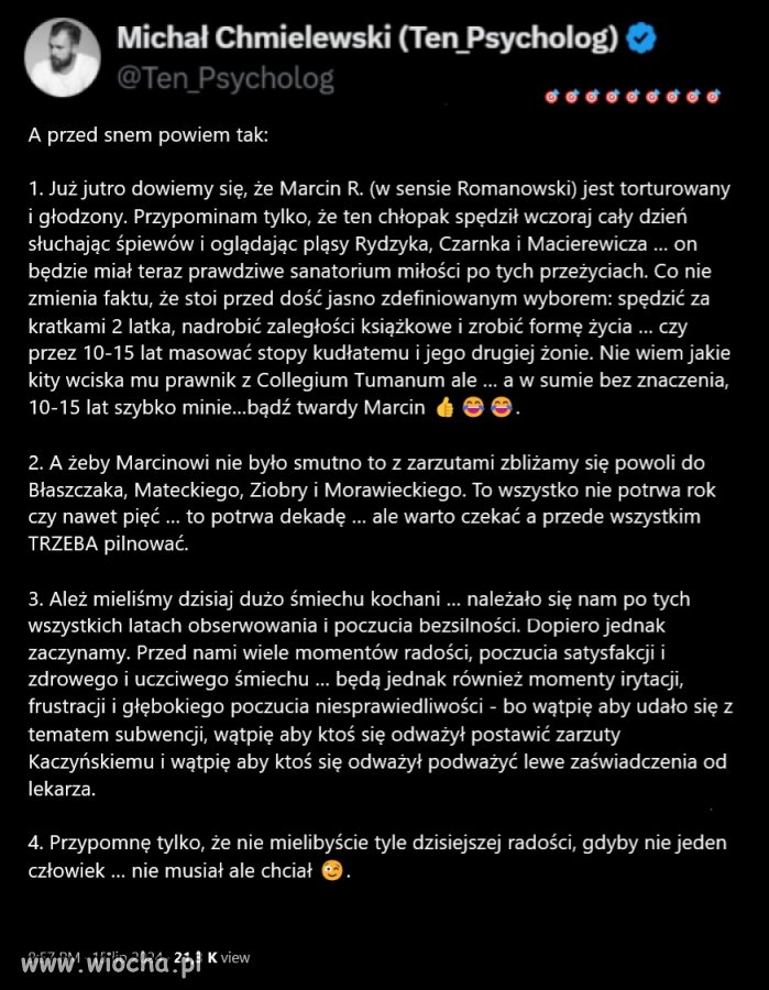 Zastanawiam się, czy liczba świadków koronnych nie jest ograniczona