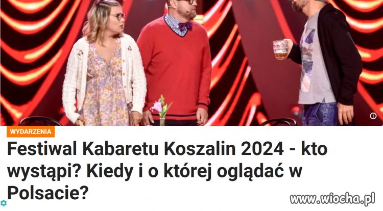 Jak pisuar kopa dostał to i do Polszmatu kabarety