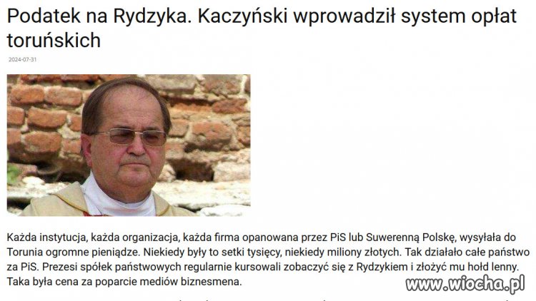 Opłaty toruńskie robił każdy, kto siedział u władzy.
