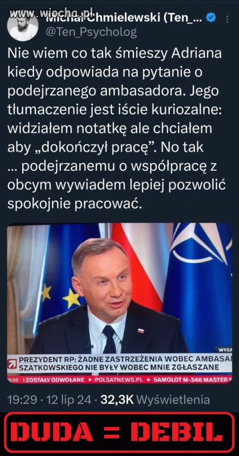 Debil, debil i jeszcze raz debil