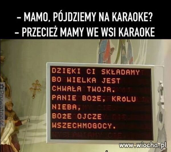 Wiejskie karaoke.