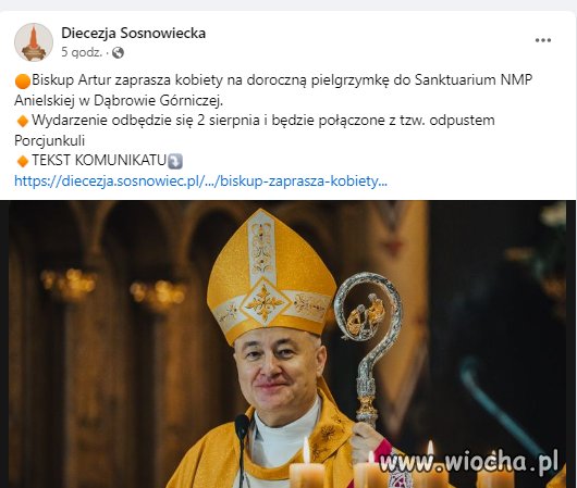 Nowy biskup, nowe zaproszenie!