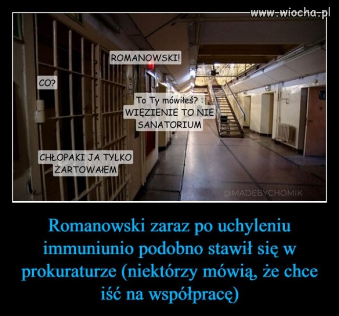Romanowski będzie sypał? Wcale się nie dziwię ...