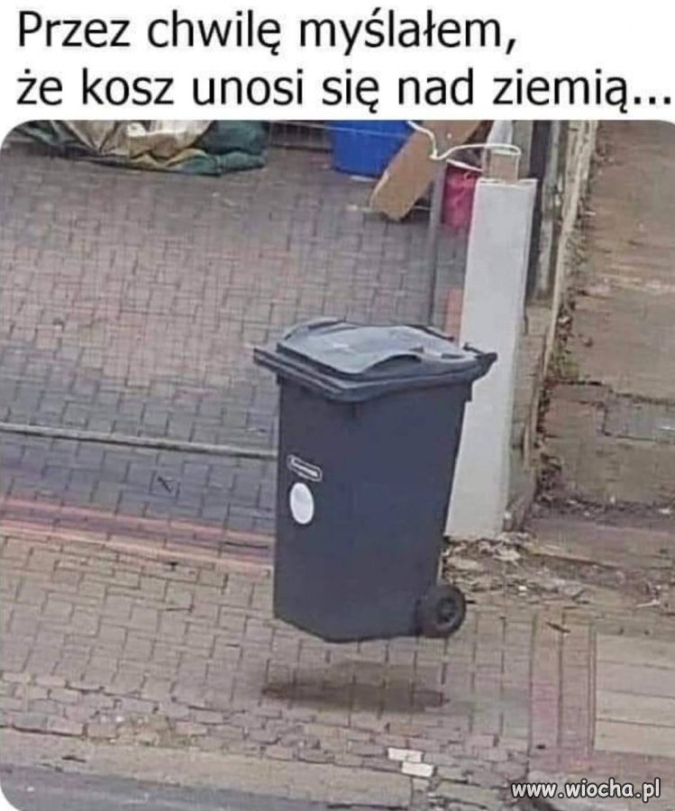 Lewitujący kosz 