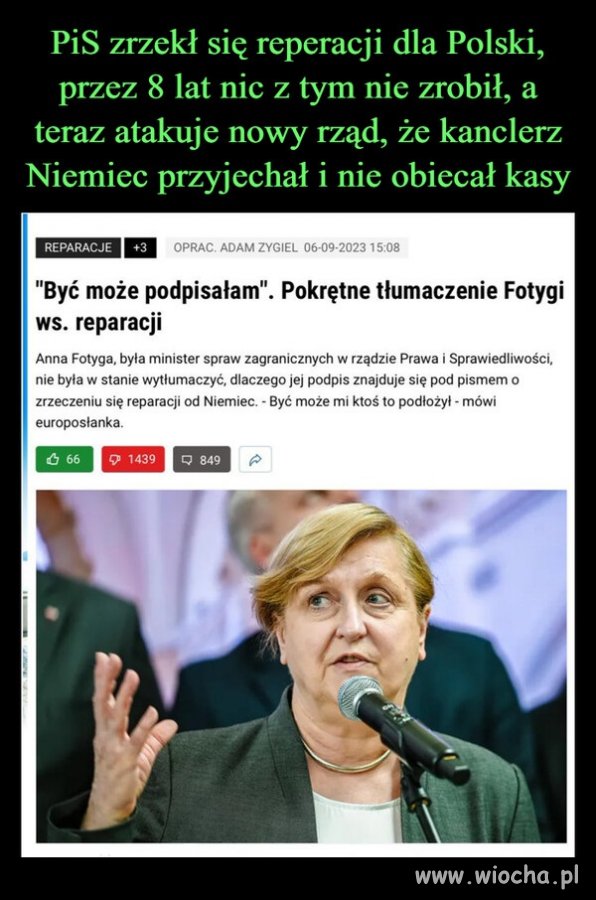 Fotyga być może podpisała, Jasiński nie czytał co 
