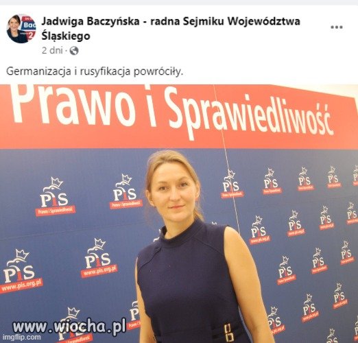 Dzisiejszy post Pani radnej Wojewódzkie PiS