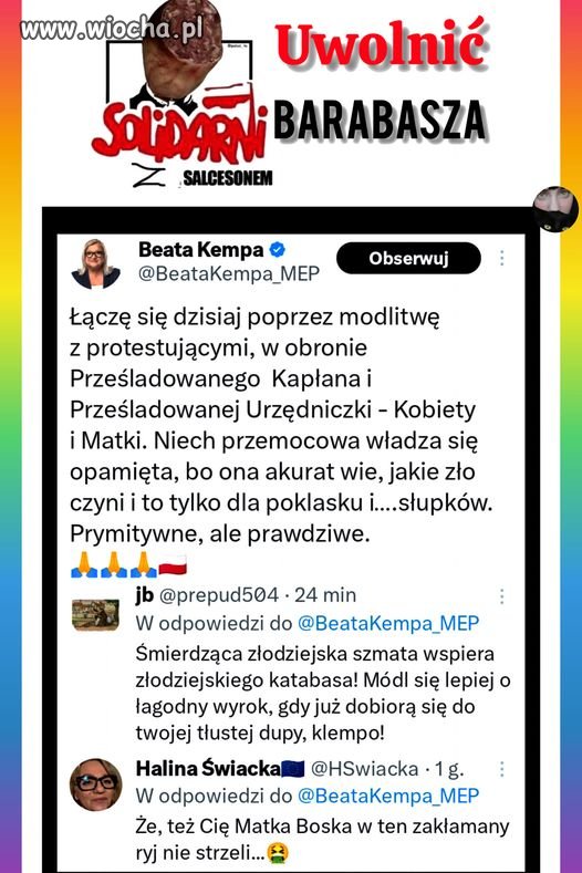 Beatkę poniosło...ludzie ją usadzili