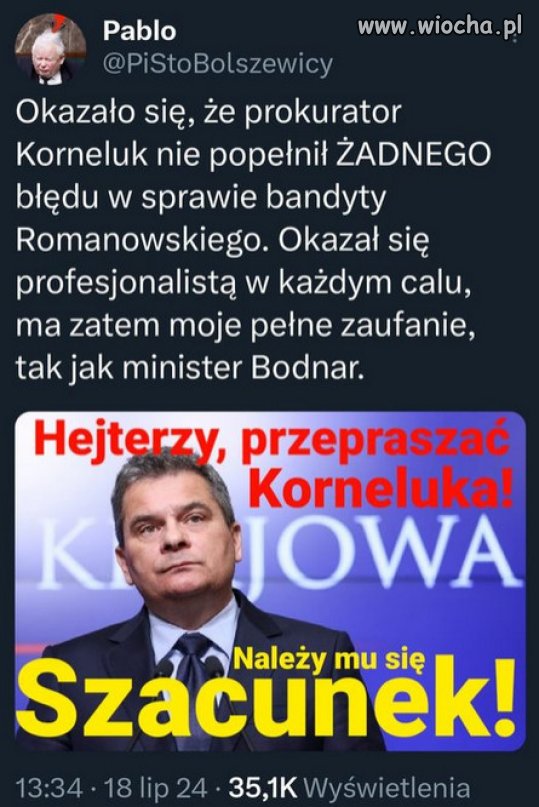 Błąd popełnił pisowski, nocny sędzia?