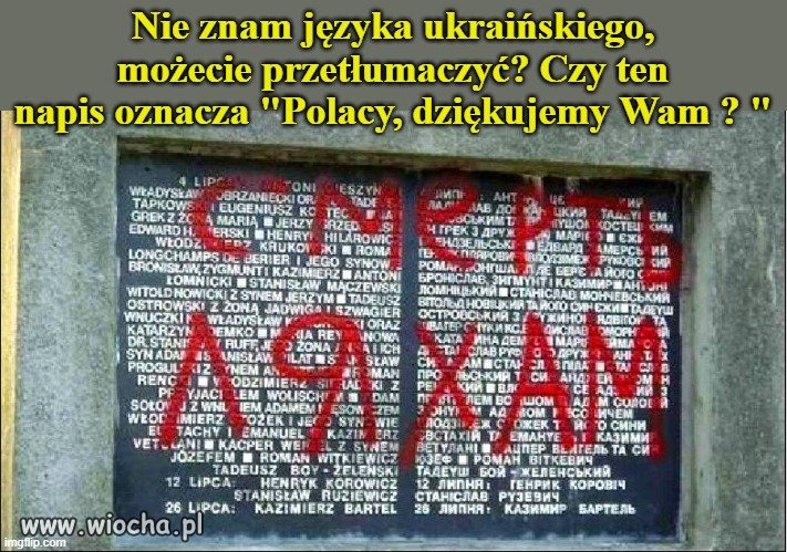 Mam prośbę,