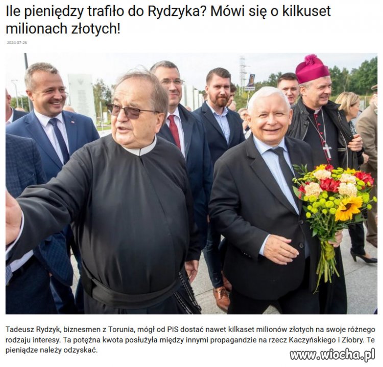 Rydzyk dostał z podatków potężne, nienależne wsparcie.