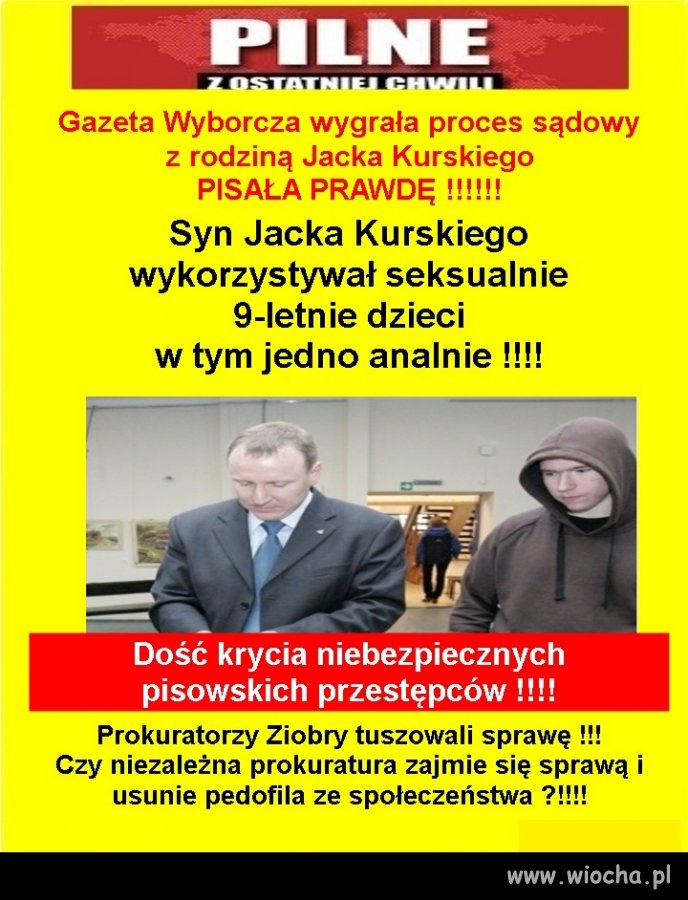 Jaki ojciec, taki syn. Skądś mu się to wzięło ...
