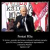 Protest oderwanych od koryta...