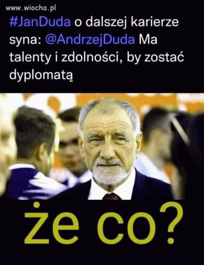 Nawet własny tata żartuje z Anżeja