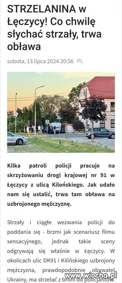 Kolejny obcokrajowiec.
