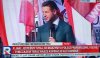 Ten cymbał na wiecu idiotów wmawia 