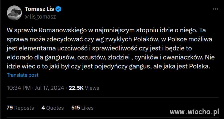 Czy Polacy chcą być narodem złodziei i oszustów?