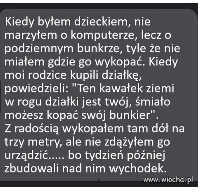 Bunkru nie będzie