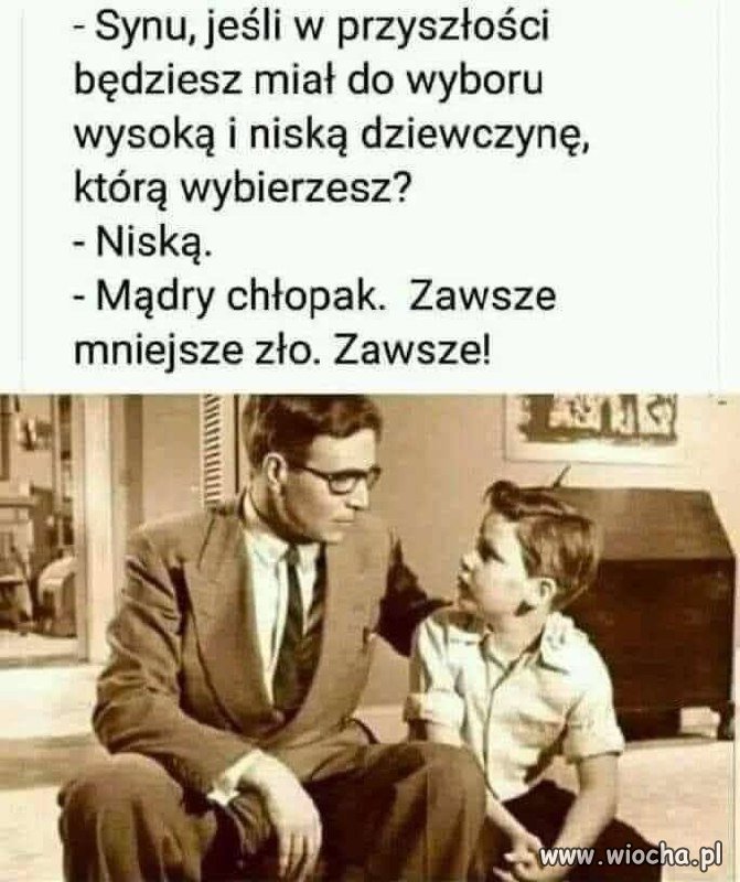 Wybierajcie mniejsze zło 