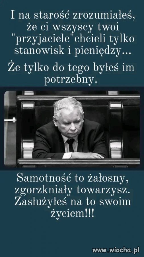 Powoli, powolutku, zaczyna to docierać do starego 