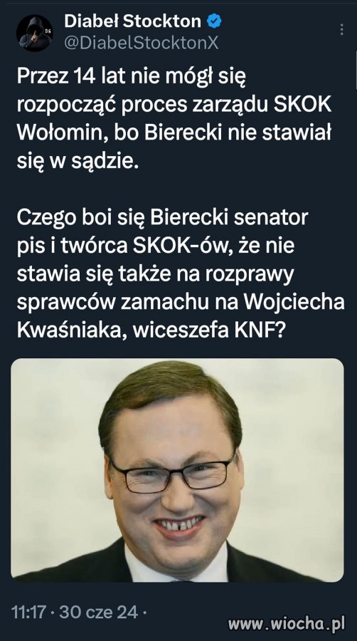 No to trzeba doprowadzić przed sąd gagatka ...