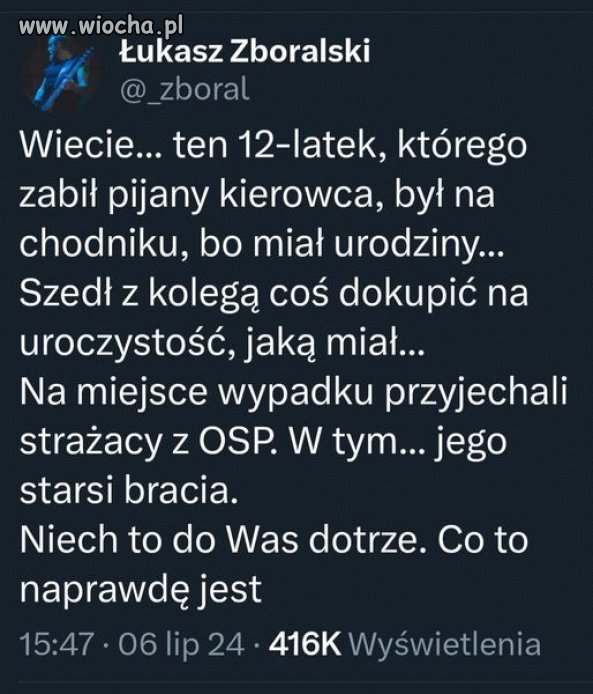 Powinien odpowiadać za zabójstwo