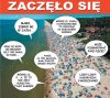 Wypoczynek Polakow nad Bałtykiem...