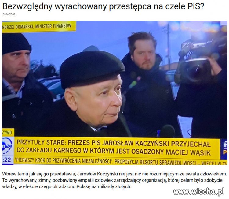 On doskonale wiedział o tym, że Polska jest okradana