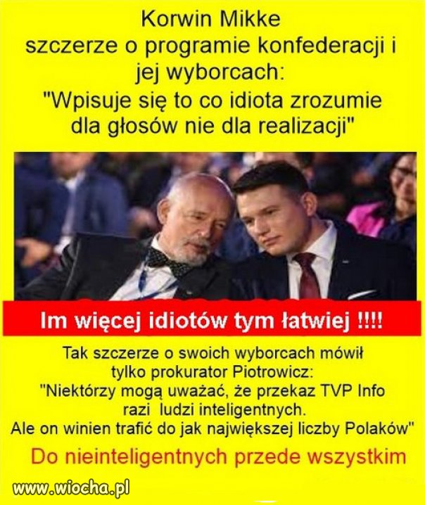Kibole - katole, Konfederosji...