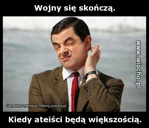 Wojny się skończą.