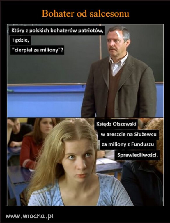 Podobno cierpienie uszlachetnia zlodzieja KK!