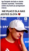Głowa do góry Iga.