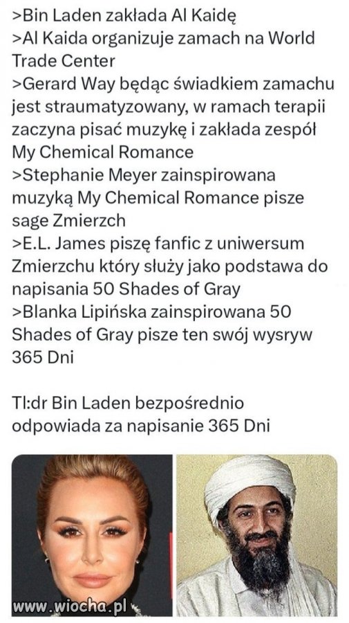Straszny człowiek z tego Bin Ladena
