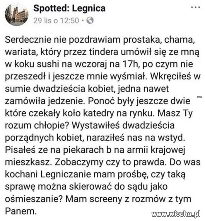 Miał fantazję