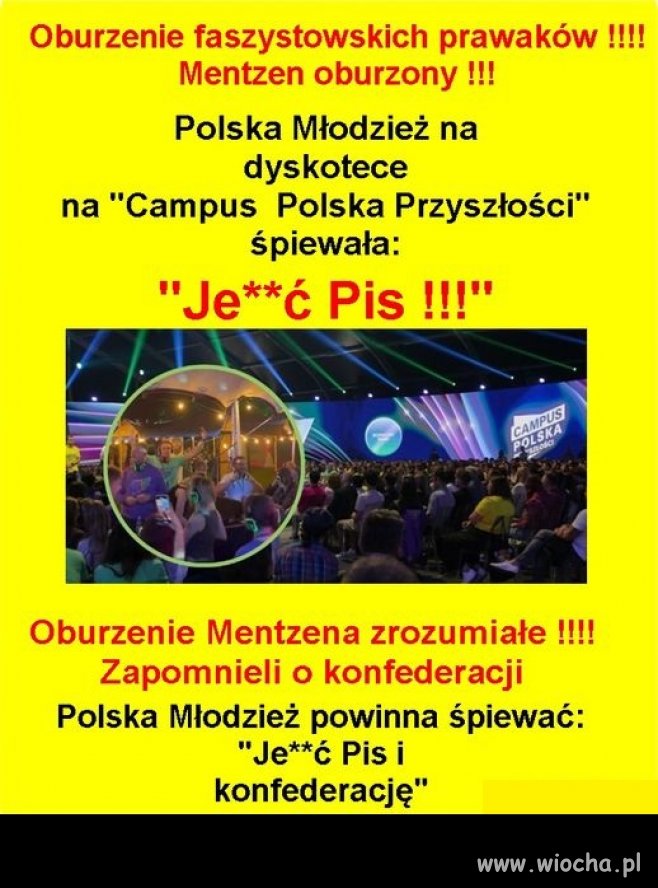 Mentzen wściekły ...