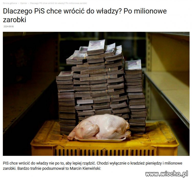 PiS to partia złodziei i oszustów...