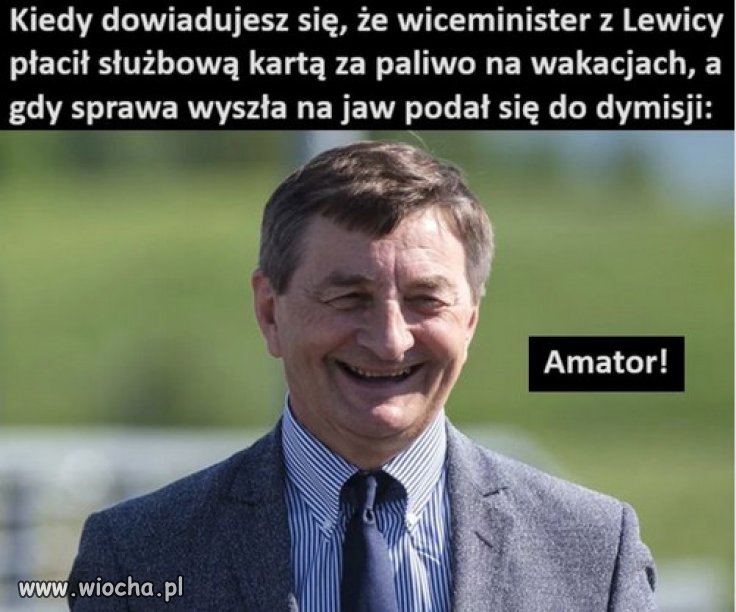 "Popełniłem błąd" i podał się do dymisji. 