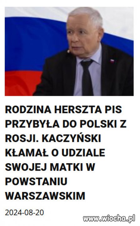 U Kaczyńskiego, wszystko pic na wodę i ustawka...