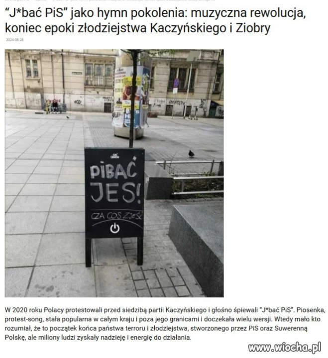 “Jebać PiS” jako Głos Pokolenia!