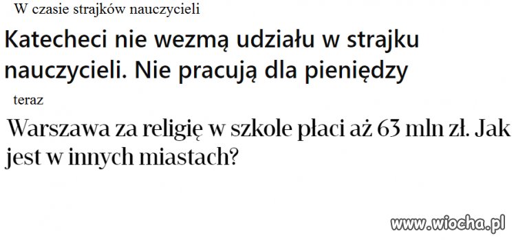 Oni nie pracują dla pieniędzy