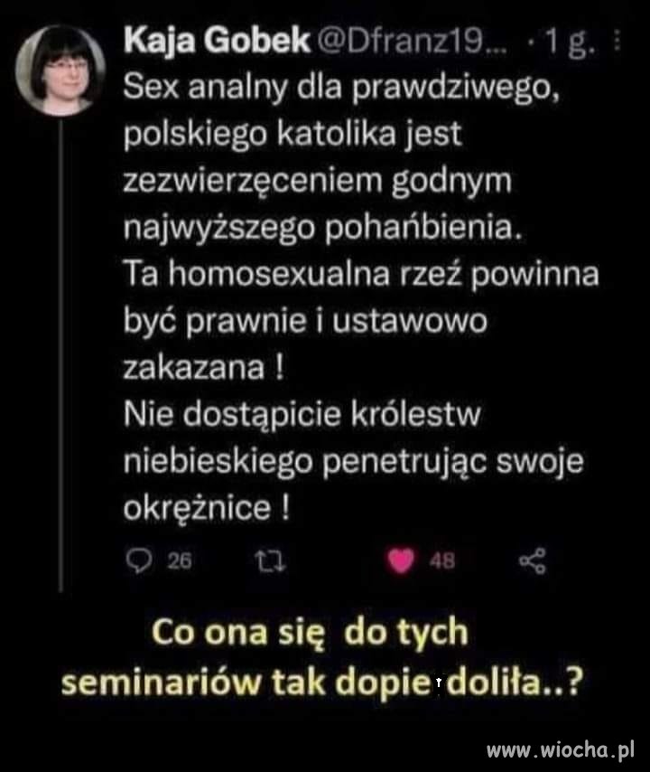 To jest atak na nasz święty katolicki kościół !