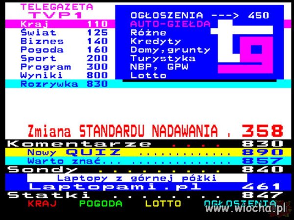 Internet mojej młodości.