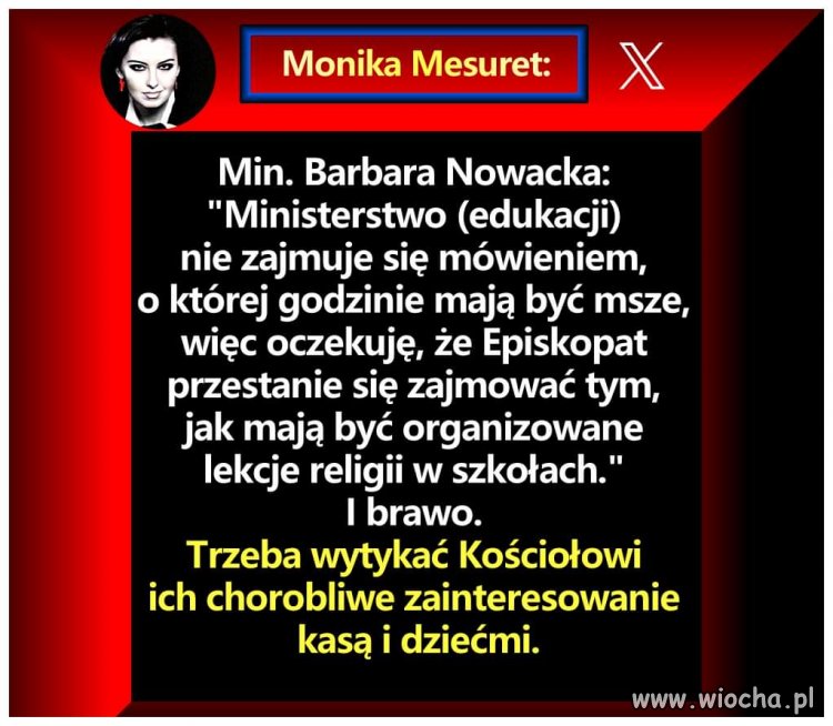 Pani Nowacka!