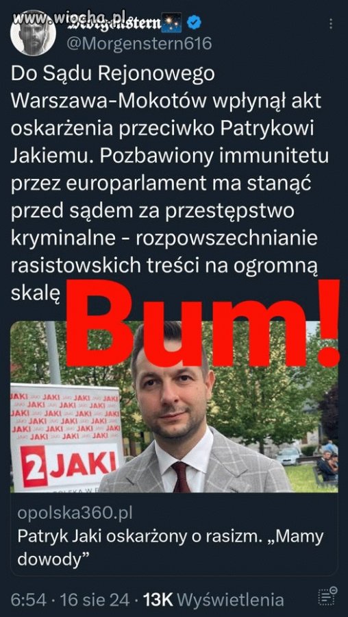 Patryk Jaki, a no taki